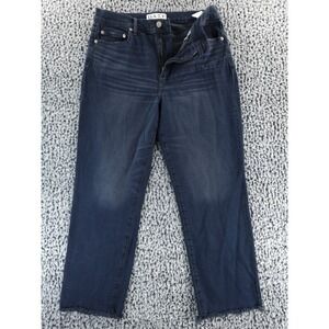 Daze Just Right Jeans Women's 31‎ (31x26) Raw Hem Cropped Pants